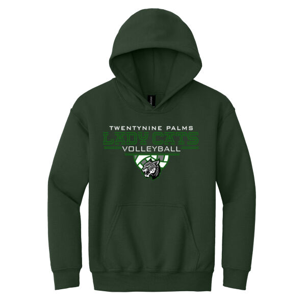 Twentynine Palms Volleyball Youth Heavy Blend Hooded Sweatshirt Thumbnail