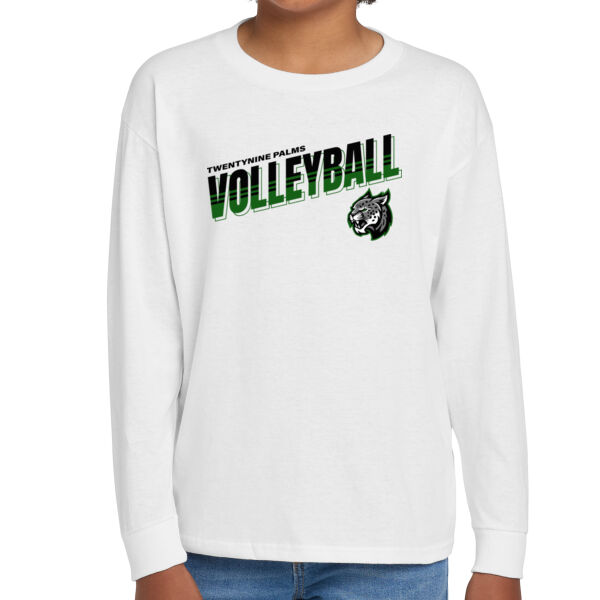 Twentynine Palms Volleyball Youth Heavy Cotton 100% Cotton Long Sleeve T Shirt Thumbnail
