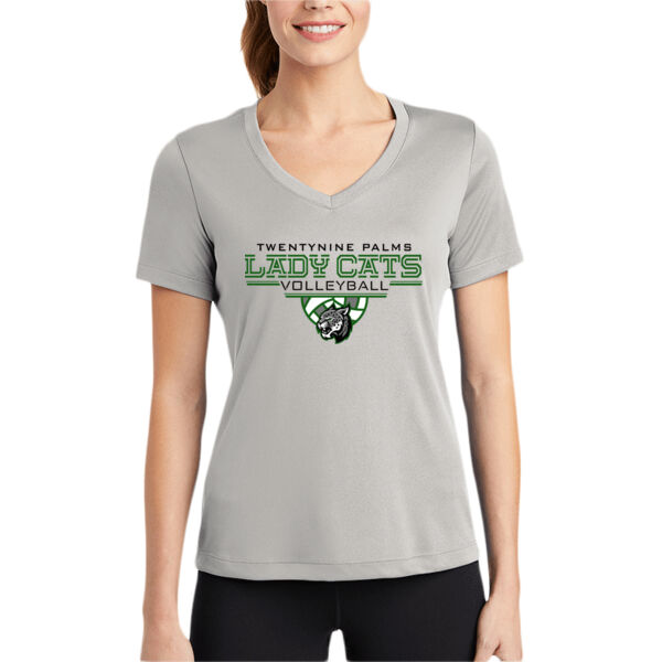 Twentynine Palms Volleyball Women's PosiCharge Competitor V Neck Tee Thumbnail