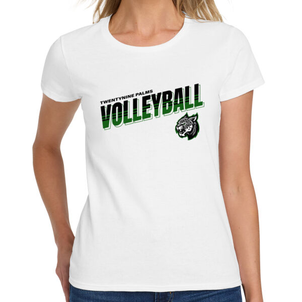 Twentynine Palms Volleyball Ladies Heavy Cotton 100% Cotton T Shirt Thumbnail