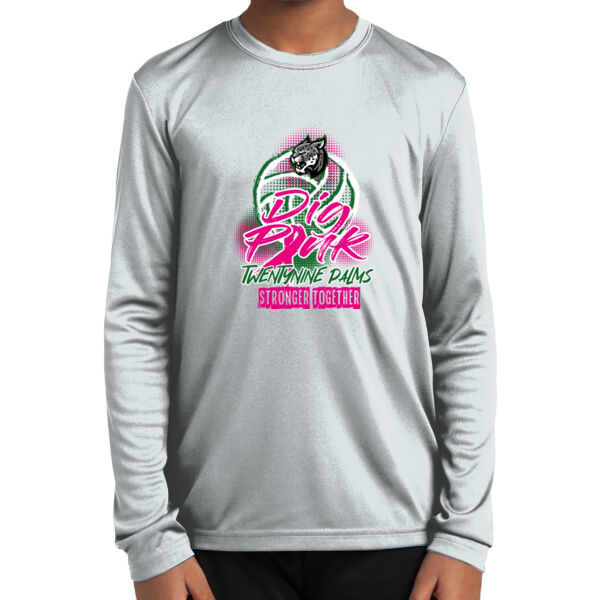 Twentynine Palms Volleyball Youth Long Sleeve PosiCharge Competitor Tee Thumbnail